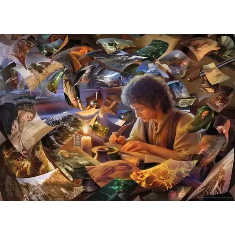 Dėlionė Ravensburger 12001810, 1000 dalių, Fantastika – Žiedų valdovas, 700 mm plotis