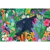 Dėlionė Ravensburger Panther in the Blooming Jungle – 3000 dalių, didelio formato laisvalaikio dėlionė