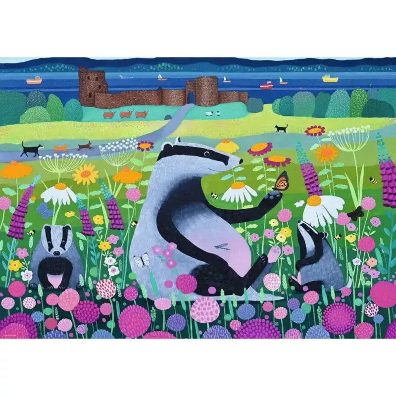 Dėlionė Ravensburger Meadow Friends 1000 detalių, suaugusiems ir paaugliams, klasikinės tarpusavyje sujungiamos detalės