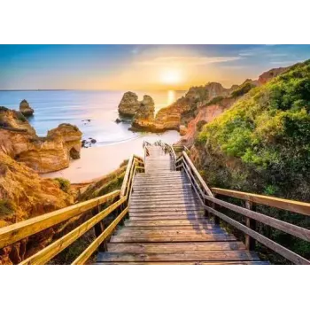 Dėlionė Ravensburger Stairway to Camilo Beach Portugal, 1000 dalių, 700 mm plotis