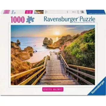 Dėlionė Ravensburger Stairway to Camilo Beach Portugal, 1000 dalių, 700 mm plotis