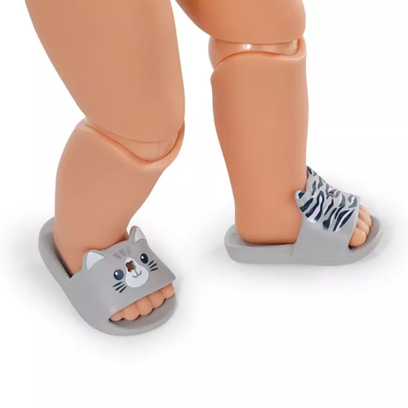 BABY born Šlepetės 3 skirtingos 43 cm lėlės bateliai