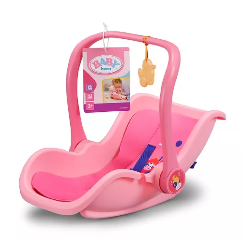 BABY born Comfort Seat Pink – kelioninė kėdutė lėlei