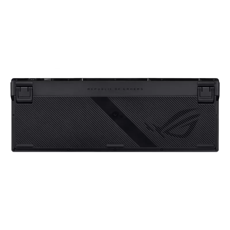 Mechaninė žaidimų klaviatūra ASUS ROG Azoth 96 HE – 96 % QWERTZ, USB + RF belaidis + Bluetooth, magnetiniai-mechaniniai jungikliai, RGB, juoda