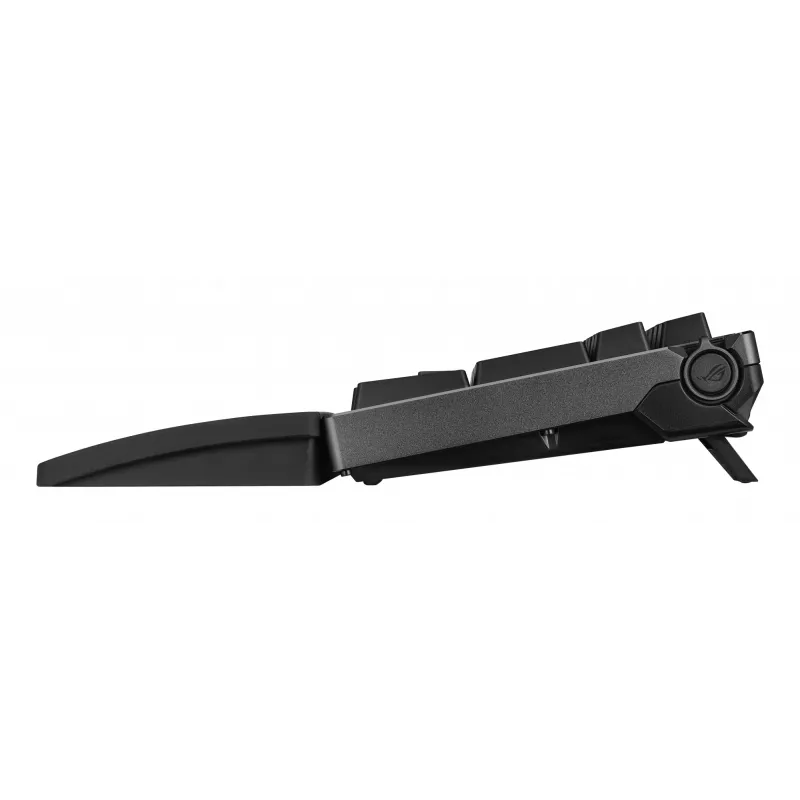 Mechaninė žaidimų klaviatūra ASUS ROG Azoth 96 HE – 96 % QWERTZ, USB + RF belaidis + Bluetooth, magnetiniai-mechaniniai jungikliai, RGB, juoda