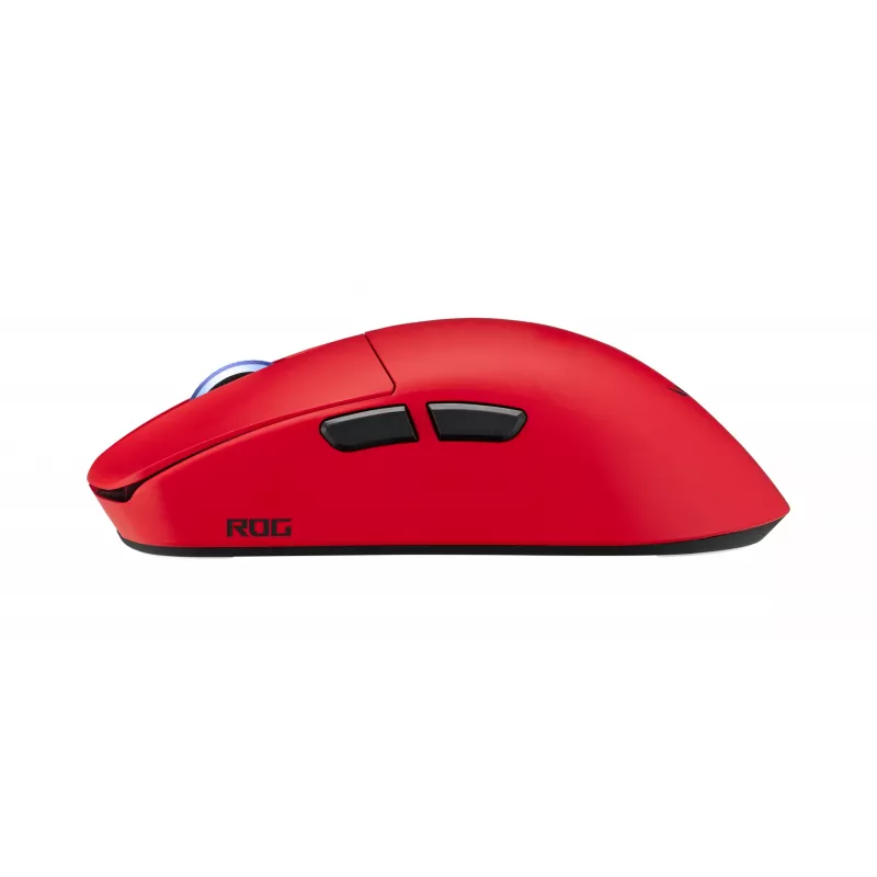 ASUS ROG Harpe II Ace RED žaidimų pelė, dešinei rankai, RF belaidis + Bluetooth + USB Type-A, optinė, 42000 DPI
