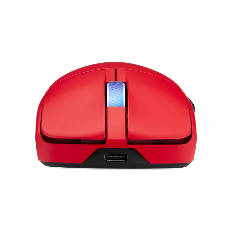 ASUS ROG Harpe II Ace RED žaidimų pelė, dešinei rankai, RF belaidis + Bluetooth + USB Type-A, optinė, 42000 DPI