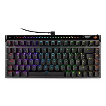 Mechaninė žaidimų klaviatūra ASUS ROG Falchion Ace 75% – USB, magnetiniai-mechaniniai jungikliai, RGB, juoda