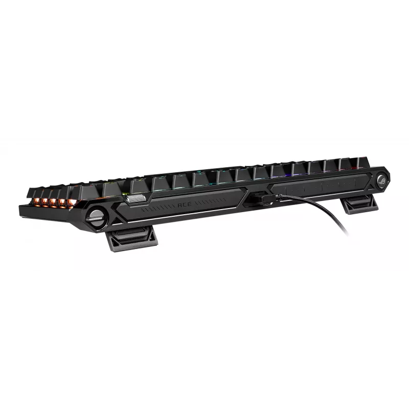 Mechaninė žaidimų klaviatūra ASUS ROG Falchion Ace 75% – USB, magnetiniai-mechaniniai jungikliai, RGB, juoda