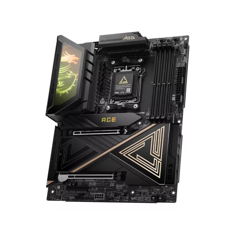 Motininė plokštė MSI MEG X870E ACE MAX AM5 su 4x DDR5, 4x SATA, 5x M.2 (7E85-001R)