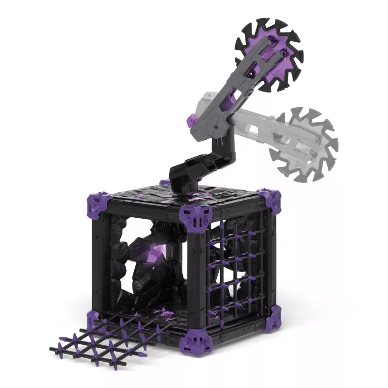 Schleich ELDRADOR CREATURES BattleCave Šešėlinis Tigras, 7 m., Juoda, Pilka, Violetinė