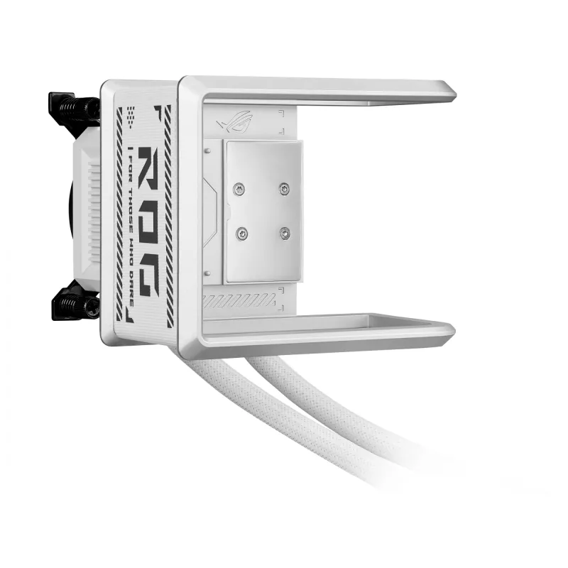 Skysčio aušintuvas ASUS ROG RYUO IV 360 ARGB WHT — 360 mm radiatorius, 120 mm ventiliatoriai, Baltas
