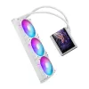 Skysčio aušintuvas ASUS ROG RYUO IV 360 ARGB WHT — 360 mm radiatorius, 120 mm ventiliatoriai, Baltas