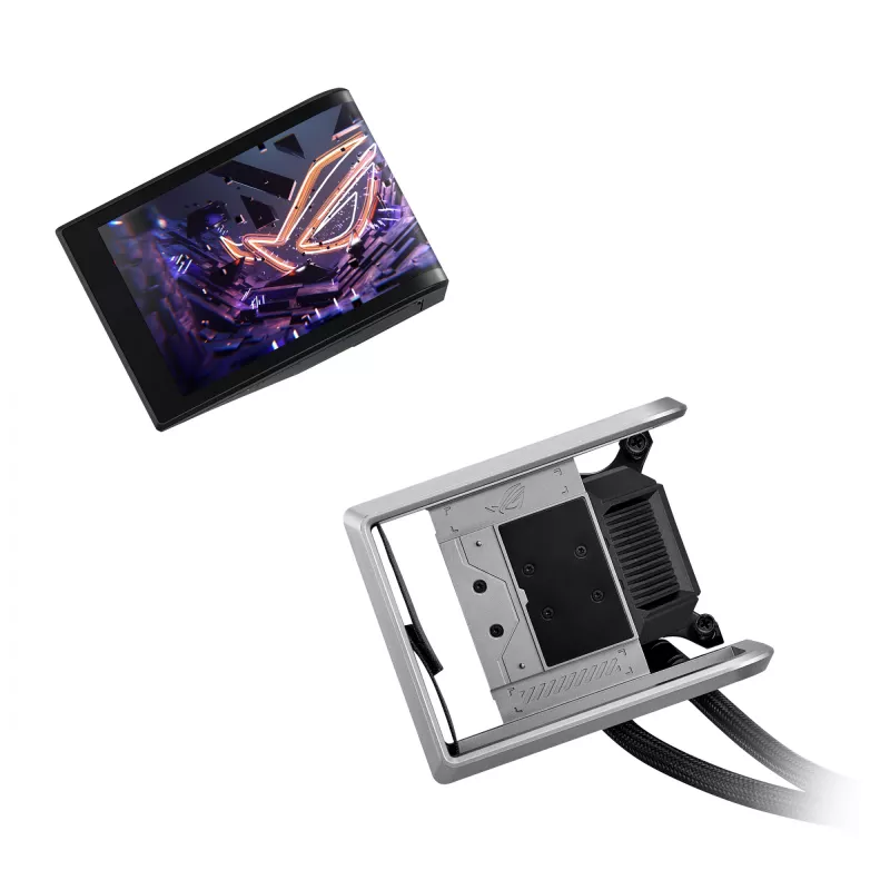 All-in-one skysčio aušintuvas ASUS ROG RYUO IV 360 ARGB – 360 mm radiatorius, 120 mm ventiliatoriai, juoda