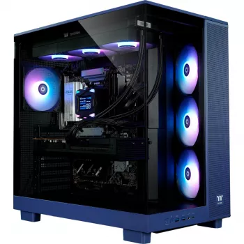 Stalinis žaidimų kompiuteris THERMALTAKE FTW V380XL 9070XT violetinis/permatomas su Windows 11 Pro
