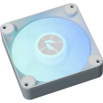 APNX FP1-R 120 mm korpuso ventiliatorius 3 vnt. komplektas, atvirkštinis oro srautas, baltas