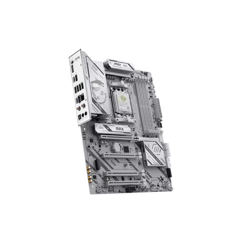 Motininė plokštė MSI MAG B850 GAMING PLUS MAX WIFI (AM5) – lizdas AM5, B850 mikroschemų rinkinys, ATX, Wi-Fi