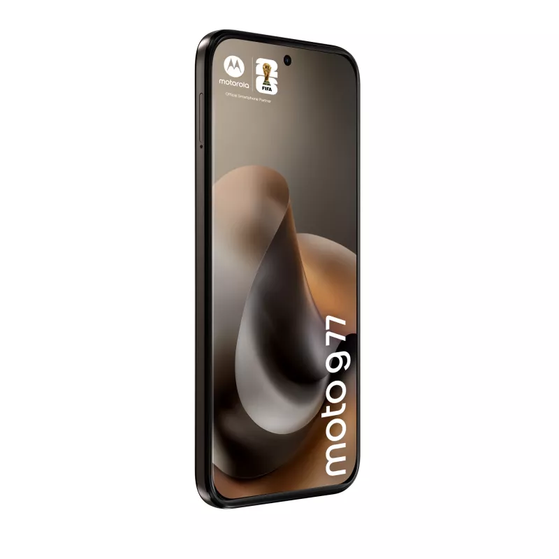 Motorola moto g77 17,3 cm (6,8 colio) hibridinis dviejų SIM „Android 16.0“ 5G USB Type-C 8 GB 256 GB 5200 mAh juoda