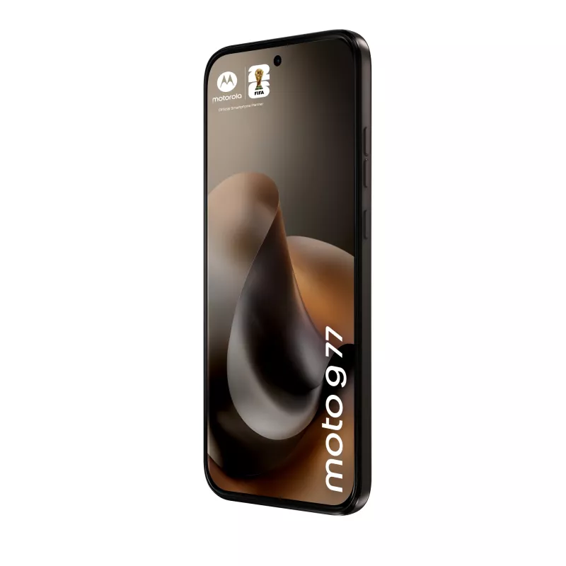 Motorola moto g77 17,3 cm (6,8 colio) hibridinis dviejų SIM „Android 16.0“ 5G USB Type-C 8 GB 256 GB 5200 mAh juoda