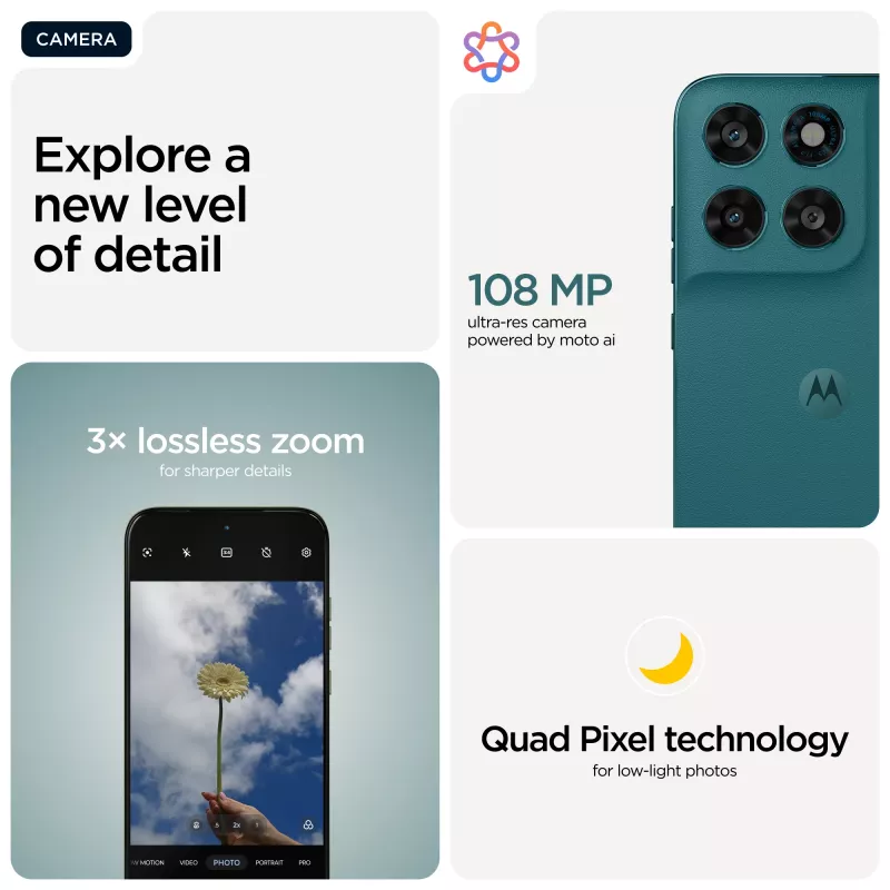 Mobilusis telefonas Motorola moto g77 17,3 cm (6,8 colio) hibridinis dviejų SIM kortelių Android 16.0 5G USB Type-C 8 GB 256 GB 5200 mAh žalias
