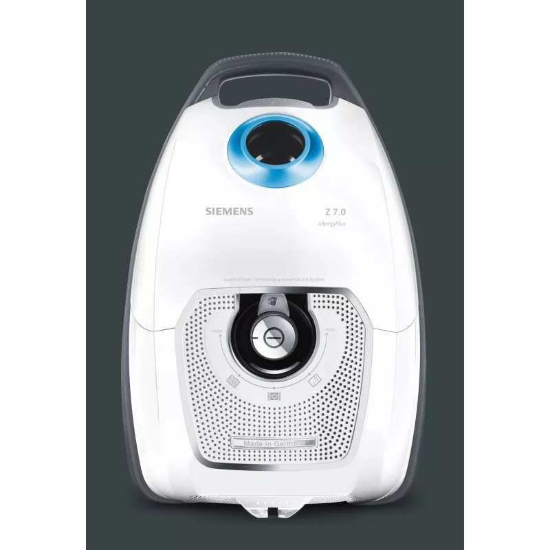 Siemens VSZ7442S cilindrinis dulkių siurblys sausam valymui su dulkių maišeliu, 650 W