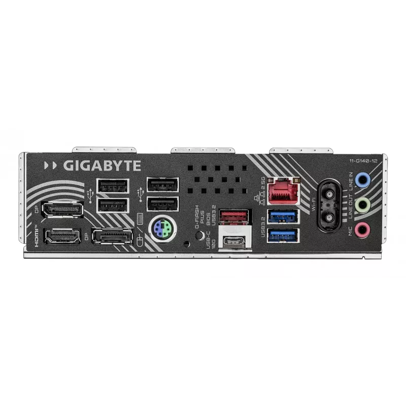 Motininė plokštė GIGABYTE B850M EAGLE WIFI7 — Micro ATX, lizdas AM5, AMD B850, DDR5 iki 8200 MHz (O.C.), 4 DIMM, PCIe 5.0, „Wi‑Fi 7“, 2,5 GbE