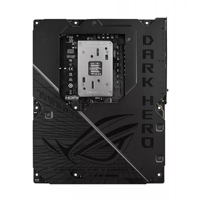 ASUS ROG CROSSHAIR X870E DARK HERO pagrindinė plokštė AMD X870E Socket AM5 ATX