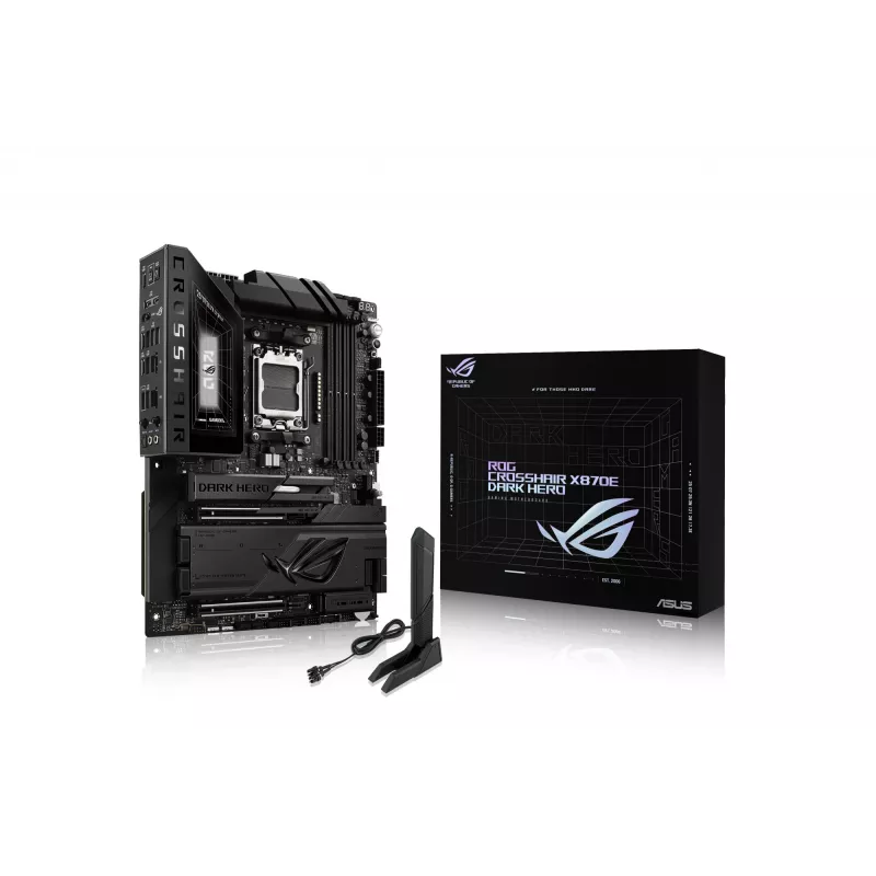 ASUS ROG CROSSHAIR X870E DARK HERO pagrindinė plokštė AMD X870E Socket AM5 ATX