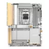 GIGABYTE X870E AERO X3D WOOD pagrindinė plokštė – palaiko AMD Ryzen 9000, 16+2+2 fazių VRM, DDR5 iki 9000Hz (OC), 2xPCIe 5.0 + 2xPCIe 4.0, Wi-Fi 7, 5GbE LAN, USB 4