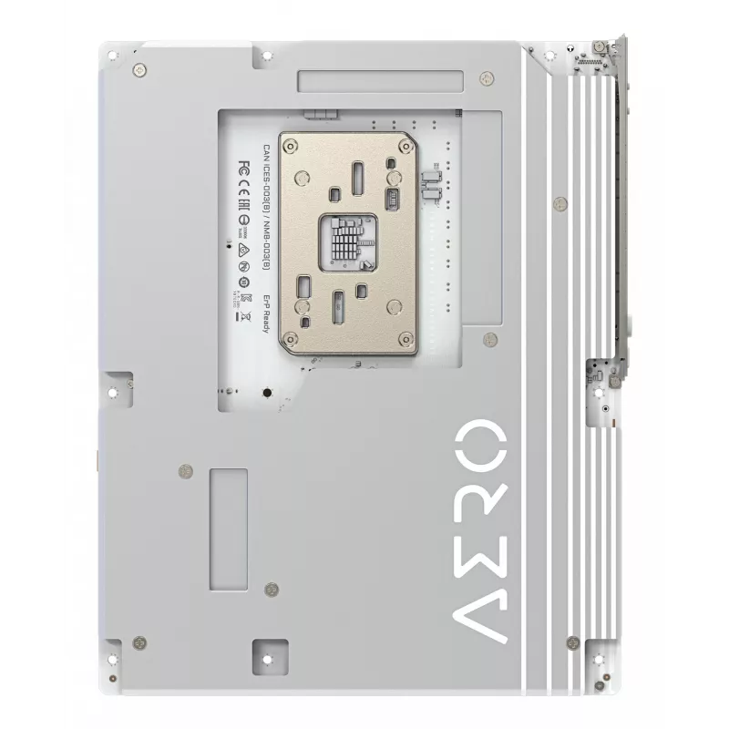 GIGABYTE X870E AERO X3D WOOD pagrindinė plokštė – palaiko AMD Ryzen 9000, 16+2+2 fazių VRM, DDR5 iki 9000Hz (OC), 2xPCIe 5.0 + 2xPCIe 4.0, Wi-Fi 7, 5GbE LAN, USB 4