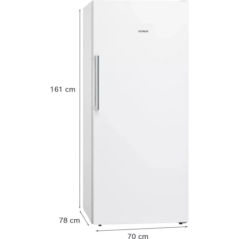 Šaldiklis Siemens GS51NAWCV Stalčius 290 L Baltas