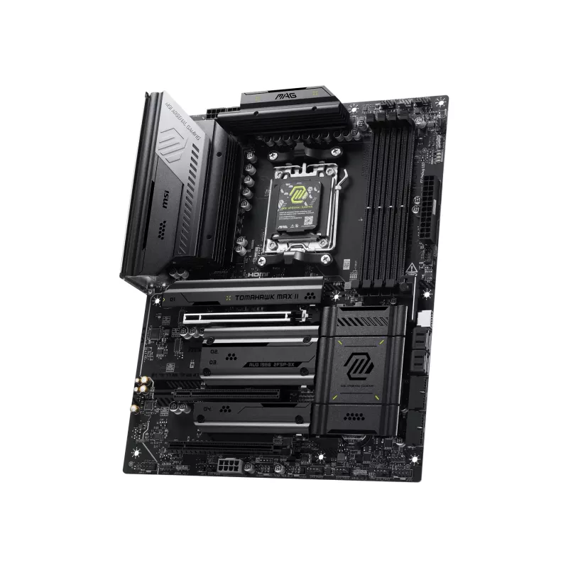 Motininė plokštė MSI MAG B850 TOMAHAWK MAX WIFI II – AMD B850, Socket AM5, ATX, DDR5, Wi‑Fi 7, 5GbE