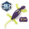 HEX BOTS švytintis tamsoje gekonas, įkraunamas nuotolinio valdymo robotas vaikams, lipantis sienomis, išdaigų žaislas, tinkamas berniukams ir mergaitėms nuo 4 metų