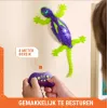 HEX BOTS švytintis tamsoje gekonas, įkraunamas nuotolinio valdymo robotas vaikams, lipantis sienomis, išdaigų žaislas, tinkamas berniukams ir mergaitėms nuo 4 metų