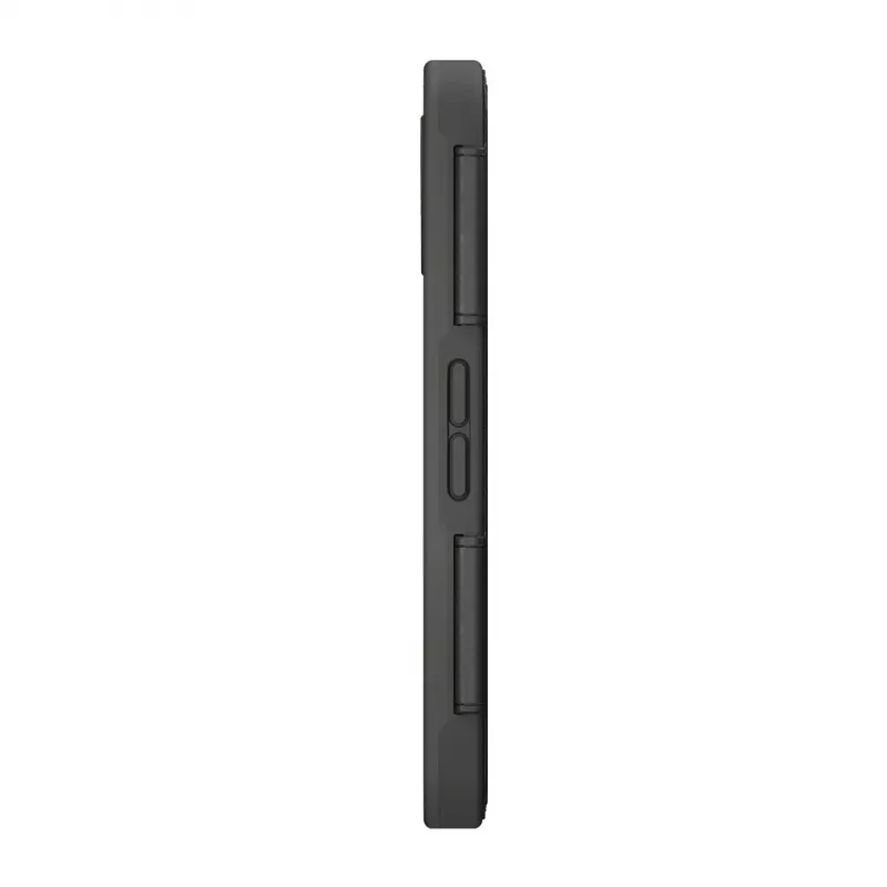 Dėklas su atverčiamu dangteliu Fairphone F6FLIP-1ZW-WW1, skirtas Fairphone 6, atverčiamas dangtelis 16 cm (6,31 colio) ekranui, plastikinis, juodas