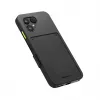 Dėklas su atverčiamu dangteliu Fairphone F6FLIP-1ZW-WW1, skirtas Fairphone 6, atverčiamas dangtelis 16 cm (6,31 colio) ekranui, plastikinis, juodas