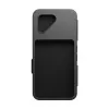 Dėklas su atverčiamu dangteliu Fairphone F6FLIP-1ZW-WW1, skirtas Fairphone 6, atverčiamas dangtelis 16 cm (6,31 colio) ekranui, plastikinis, juodas