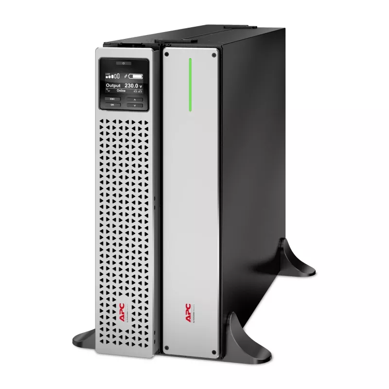 APC Smart-UPS On-Line, 2200VA, Ličio jonų, Rackmount 4U, 230V, 6x C13+2x C19 IEC lizdai, Tinklo kortelė, Ilgas veikimo laikas, Bėgių rinkinys