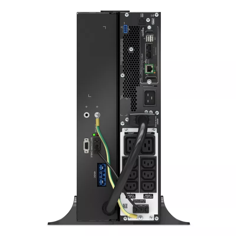 APC Smart-UPS On-Line, 2200VA, Ličio jonų, Rackmount 4U, 230V, 6x C13+2x C19 IEC lizdai, Tinklo kortelė, Ilgas veikimo laikas, Bėgių rinkinys
