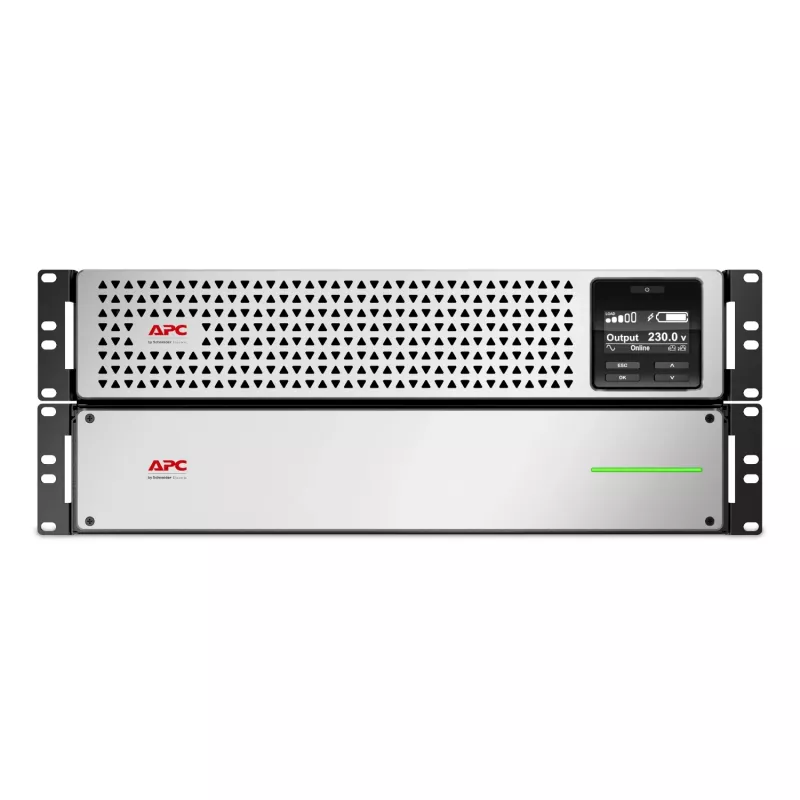 APC Smart-UPS On-Line, 2200VA, Ličio jonų, Rackmount 4U, 230V, 6x C13+2x C19 IEC lizdai, Tinklo kortelė, Ilgas veikimo laikas, Bėgių rinkinys