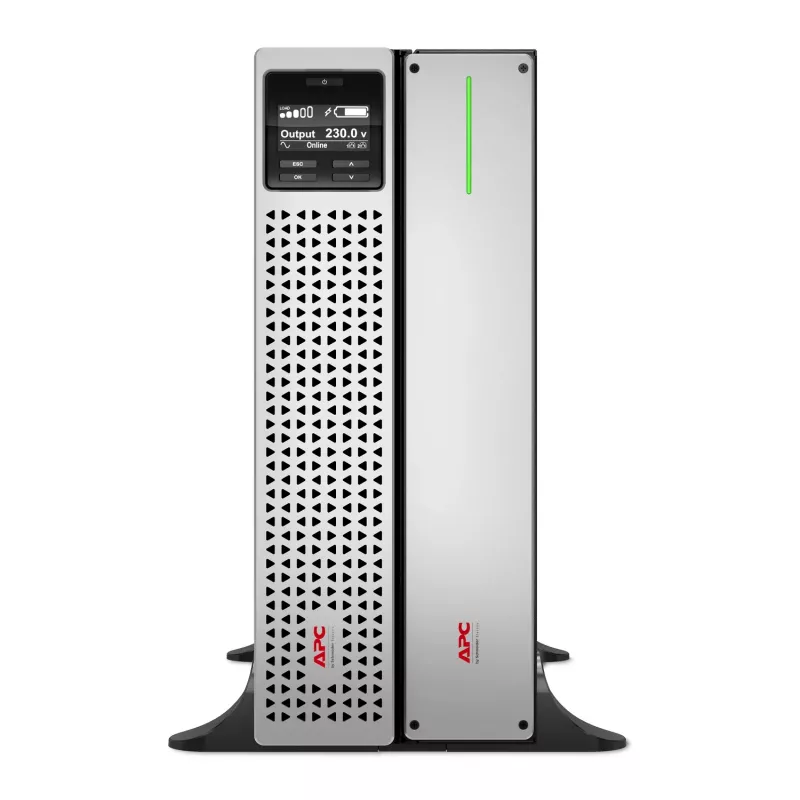 APC Smart-UPS On-Line, 2200VA, Ličio jonų, Rackmount 4U, 230V, 6x C13+2x C19 IEC lizdai, Tinklo kortelė, Ilgas veikimo laikas, Bėgių rinkinys
