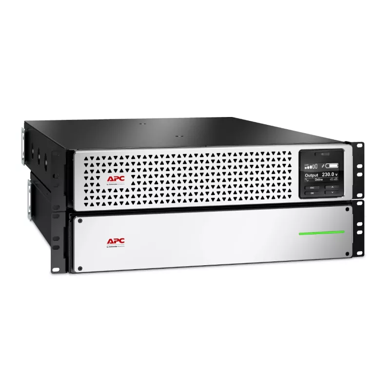 APC Smart-UPS On-Line, 2200VA, Ličio jonų, Rackmount 4U, 230V, 6x C13+2x C19 IEC lizdai, Tinklo kortelė, Ilgas veikimo laikas, Bėgių rinkinys
