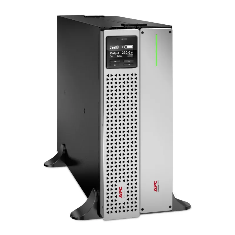 APC Smart-UPS On-Line, 2200VA, Ličio jonų, Rackmount 4U, 230V, 6x C13+2x C19 IEC lizdai, Tinklo kortelė, Ilgas veikimo laikas, Bėgių rinkinys