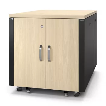 APC NetShelter Soundproof 12U serverio spinta su triukšmo slopinimu, Klevo spalvos
