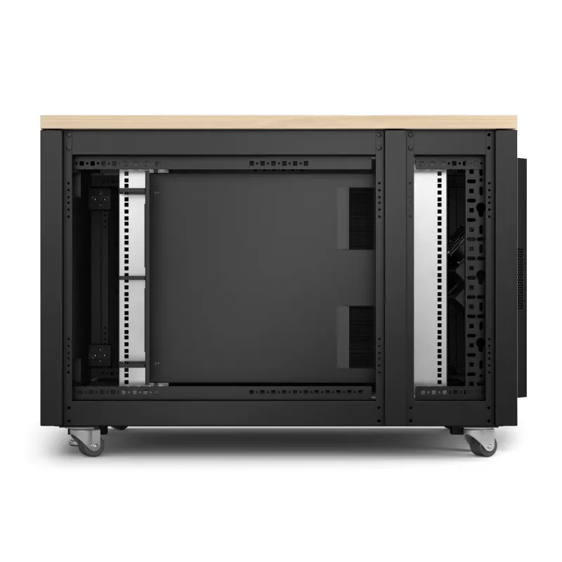 APC NetShelter Soundproof 12U serverio spinta su triukšmo slopinimu, Klevo spalvos