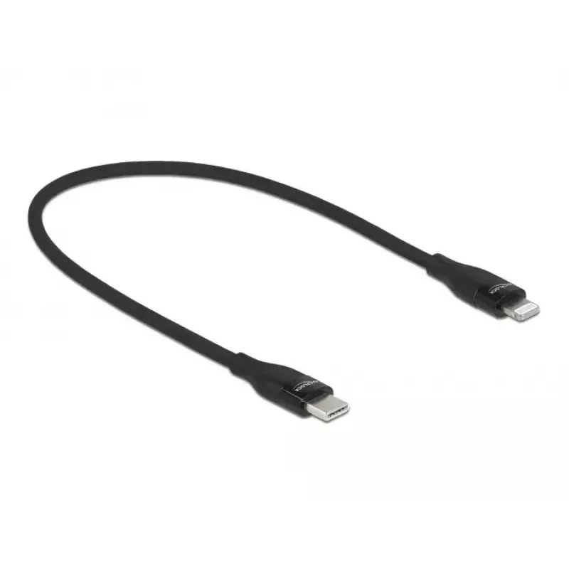 Duomenų ir įkrovimo kabelis DeLOCK USB Type-C į Lightning 0,5 m
