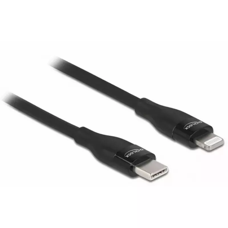 Duomenų ir įkrovimo kabelis DeLOCK USB Type-C į Lightning 0,5 m