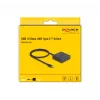 USB jungiklis DeLOCK 18911 Type-C 10 000 Mbit/s Juodas