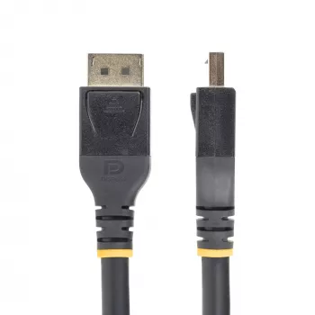 StarTech.com 15,2 m (50 pėdų) aktyvus DisplayPort 1.4 kabelis, DP8K su HBR3, HDR10, MST, DSC 1.2, HDCP 2.2, 8K 60Hz, 4K 120Hz - DP 1.4 kabelis M/M