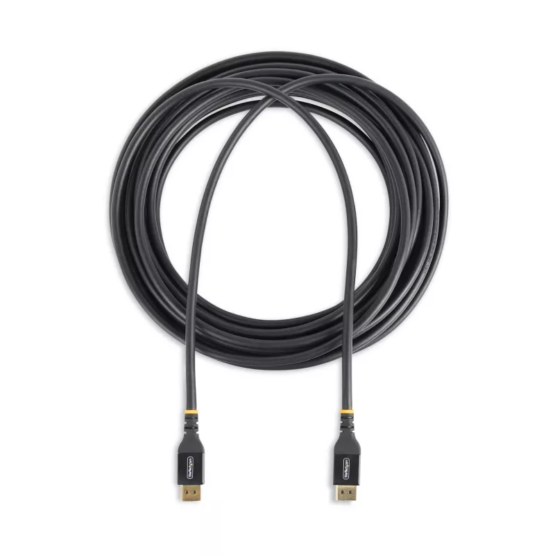 StarTech.com 15,2 m (50 pėdų) aktyvus DisplayPort 1.4 kabelis, DP8K su HBR3, HDR10, MST, DSC 1.2, HDCP 2.2, 8K 60Hz, 4K 120Hz - DP 1.4 kabelis M/M